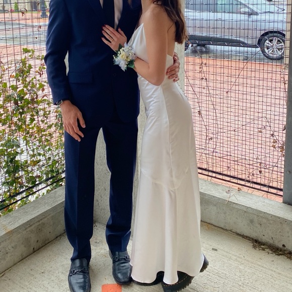 Lulus Silk Prom Dress - Picture 1 of 4